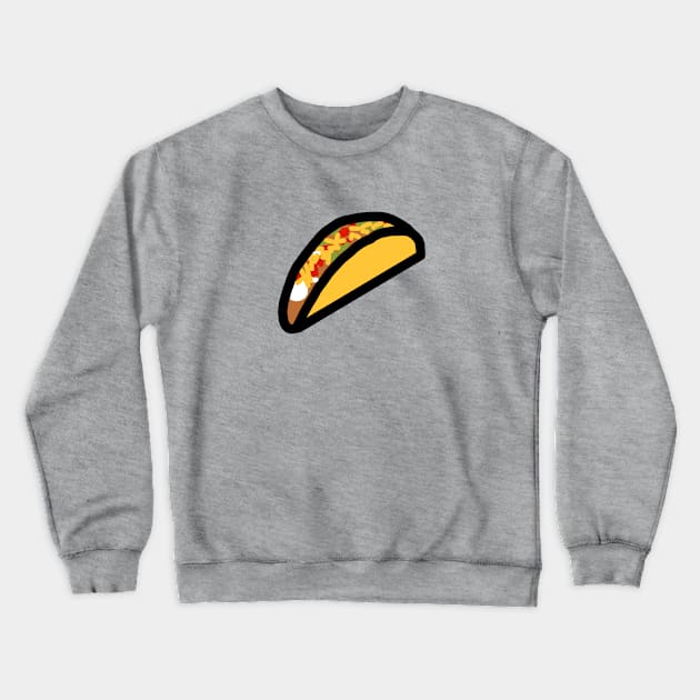 Favorite Food It is a Taco Crewneck Sweatshirt by ellenhenryart